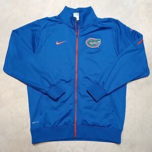 Nike Florida Gators Dri-Fit Jacket Men's Size MEDIUM Full Zip Track Media Pocket